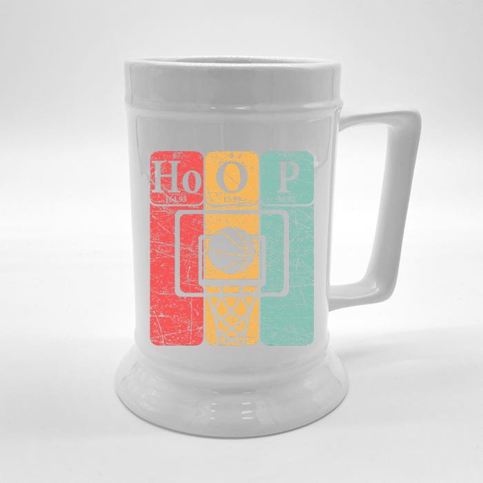 Basketball Periodic Table Elements Science Nerd Basketballer Front & Back Beer Stein