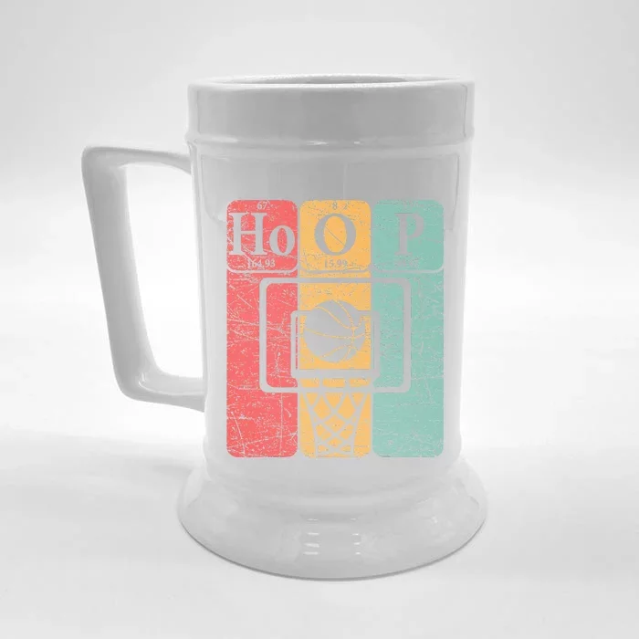 Basketball Periodic Table Elements Science Nerd Basketballer Front & Back Beer Stein