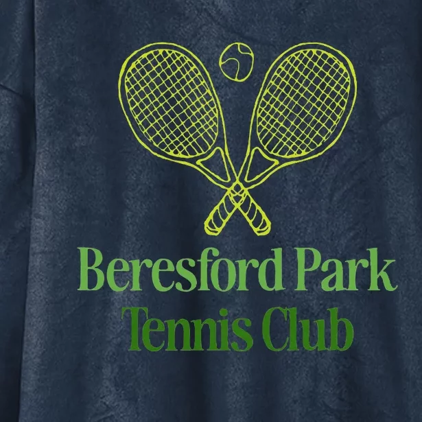 Beresford Park Tennis Club Hooded Wearable Blanket