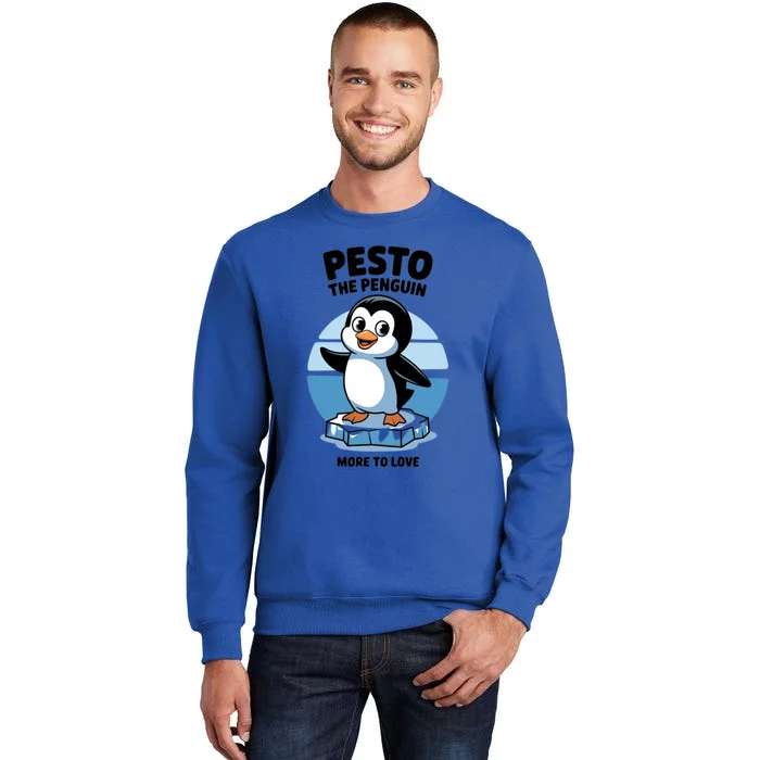 Baby Pesto The Penguin More To Love Absolute Unit Viral Meme Tall Sweatshirt