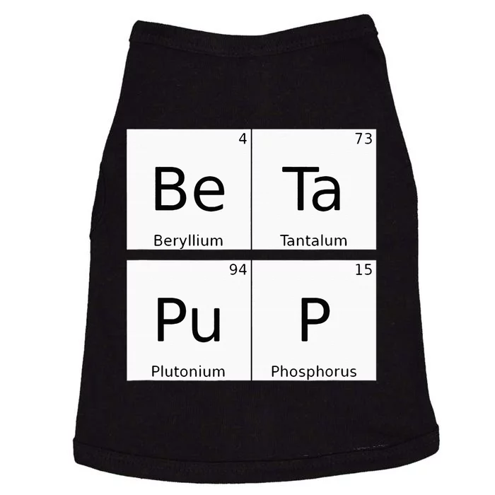 Bdsm Periodic Table Element Beta Pup Kink Roleplay Doggie Tank