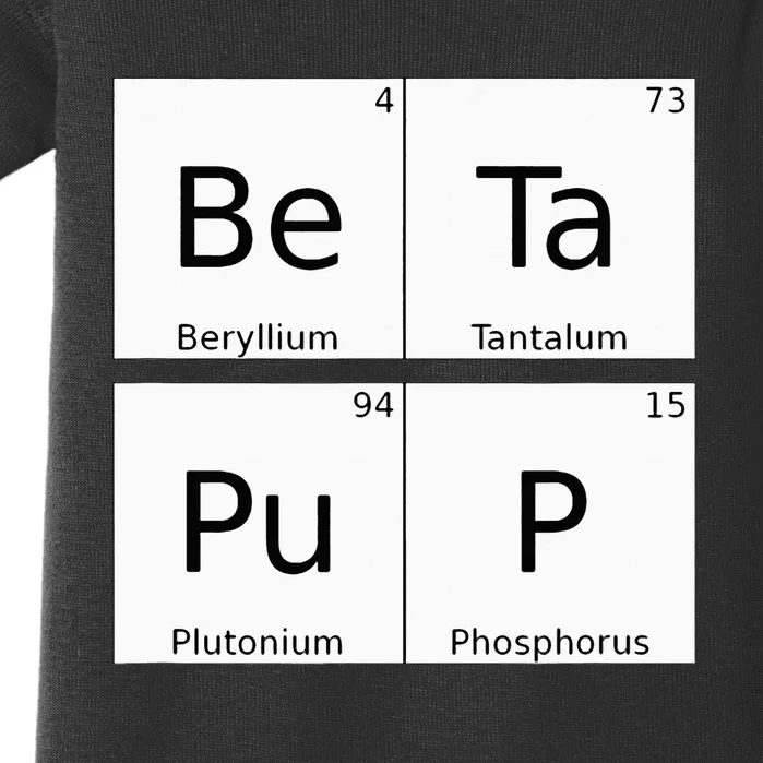 Bdsm Periodic Table Element Beta Pup Kink Roleplay Baby Bodysuit