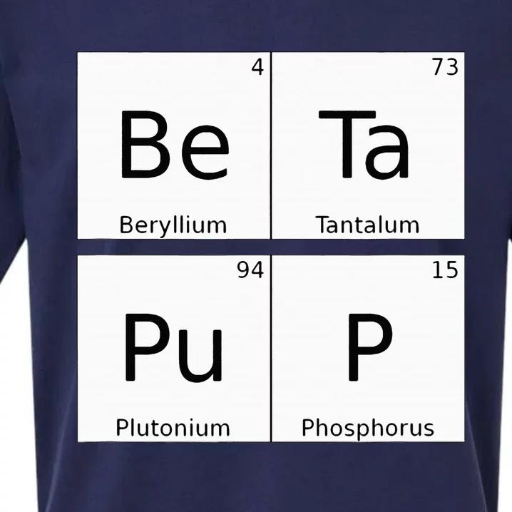 Bdsm Periodic Table Element Beta Pup Kink Roleplay Sueded Cloud Jersey T-Shirt