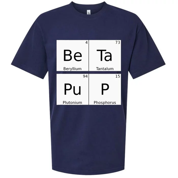 Bdsm Periodic Table Element Beta Pup Kink Roleplay Sueded Cloud Jersey T-Shirt