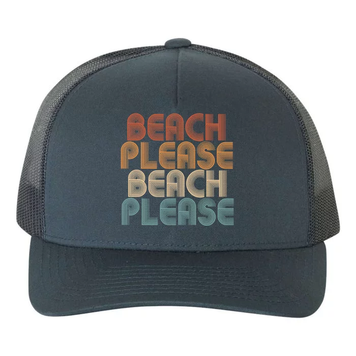 Beach Please Travel Summer Vacation Cute Gift Yupoong Adult 5-Panel Trucker Hat