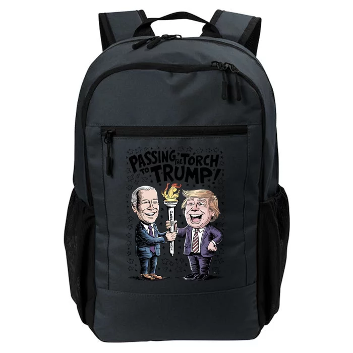 Biden Passing The Torch To Trump Daily Commute Backpack