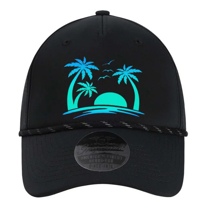 Beach Palm Tree Tropical Sunset Silhouette Sunny Lover Trip Performance The Dyno Cap