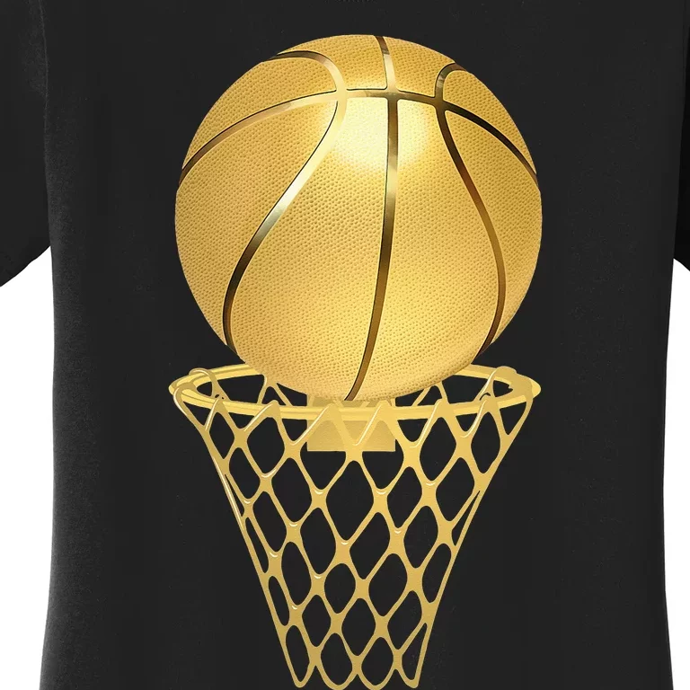 Basketball Player Trophy Game Coach Sports Lover Women's T-Shirt