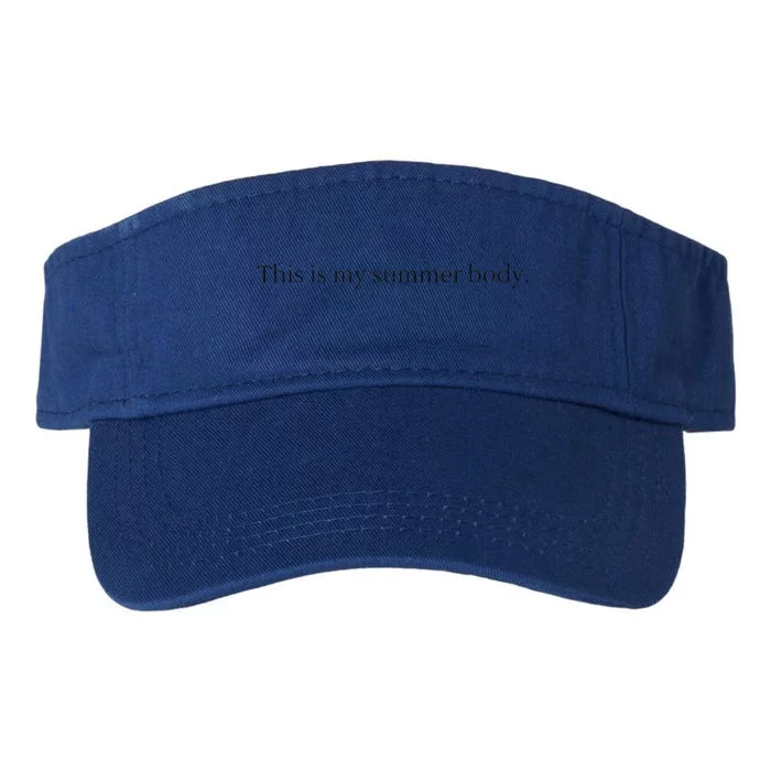 Body Positive This Is My Summer Body Valucap Bio-Washed Visor