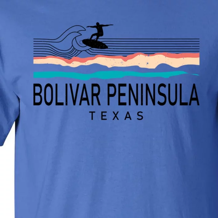 Bolivar Peninsula Texas Surfing Cool Gift Tall T-Shirt