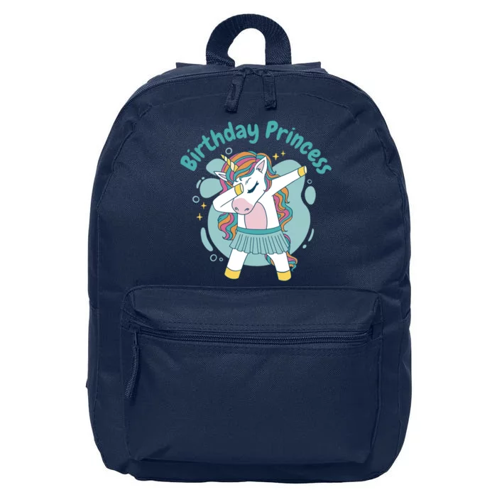 Birthday Princess Unicorn Cute Gift 16 in Basic Backpack