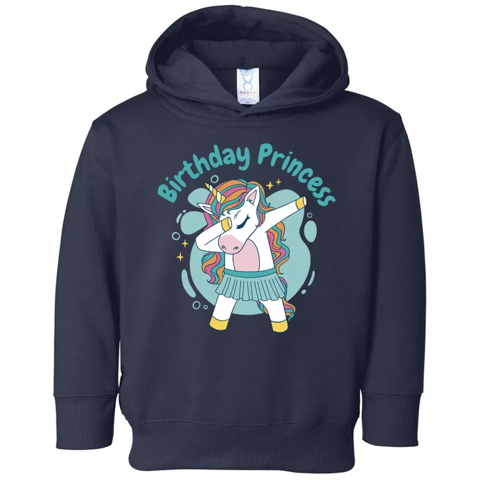 Birthday Princess Unicorn Cute Gift Toddler Hoodie