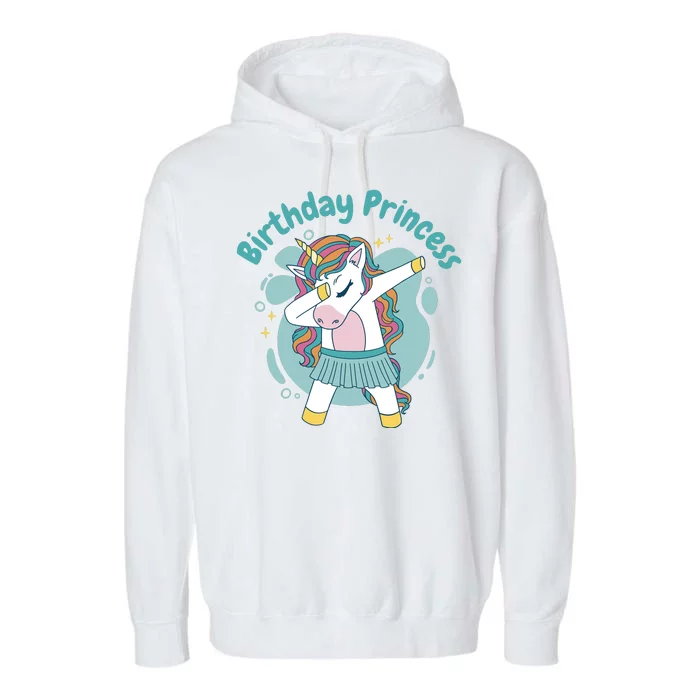 Birthday Princess Unicorn Cute Gift Garment-Dyed Fleece Hoodie