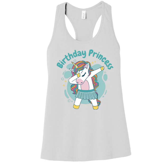 Birthday Princess Unicorn Cute Gift Women's Racerback Tank