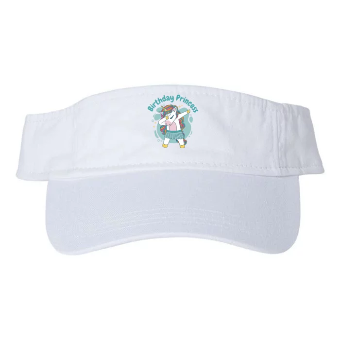 Birthday Princess Unicorn Cute Gift Valucap Bio-Washed Visor