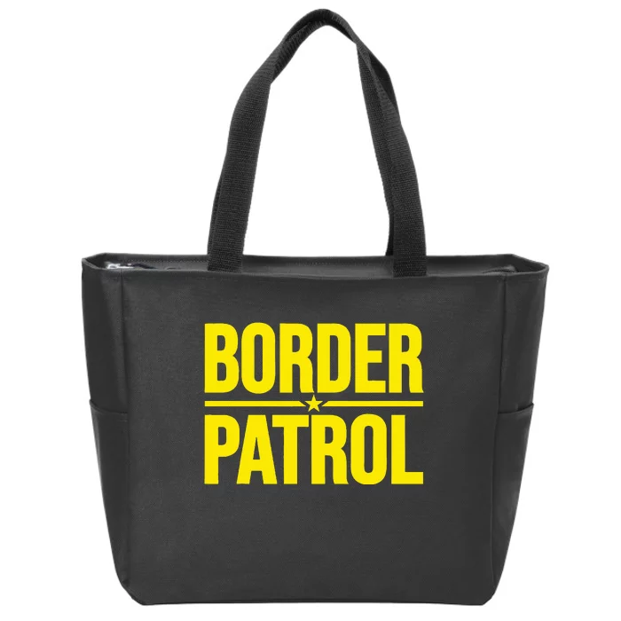 Border Patrol Uniform Halloween Costume Zip Tote Bag