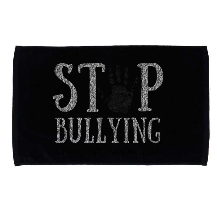 Bullying Prevention Unity Day Orange Peace Love Respect Microfiber Hand Towel