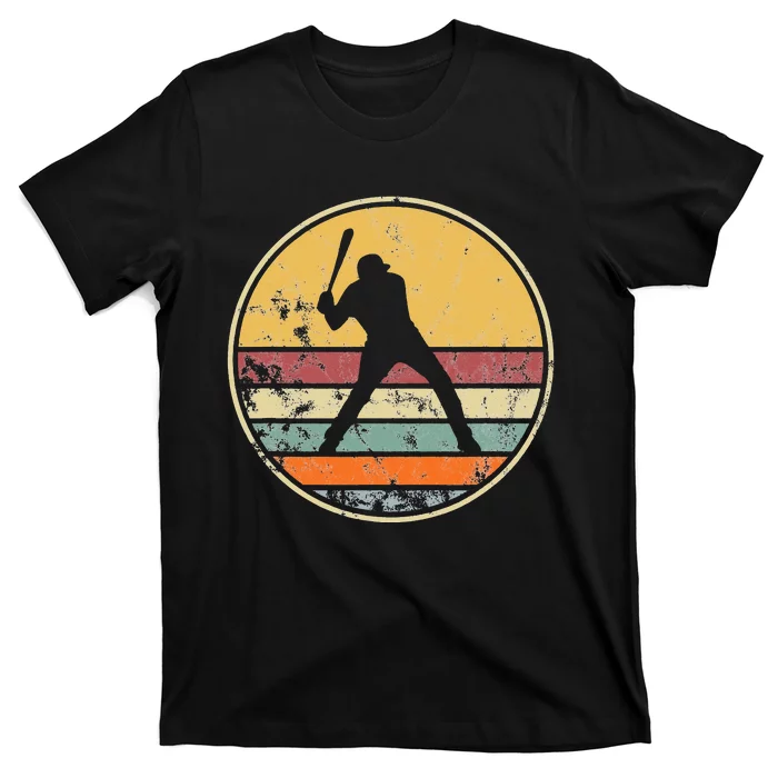 Baseball Player Vintage Design Jersey Outfit Retro Design T-Shirt