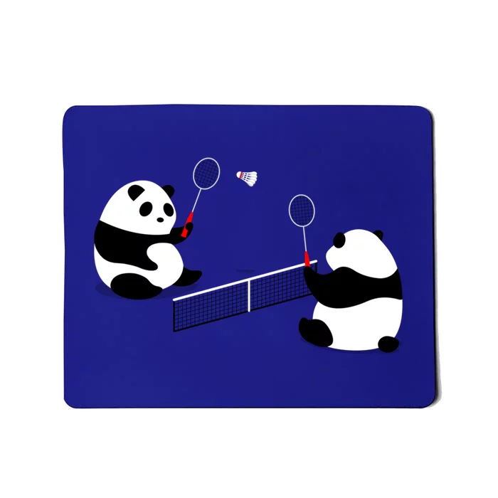 Badminton Panda Volley Gift Mousepad