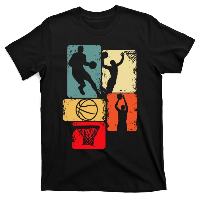 Basketball Player Vintage Retro T-Shirt