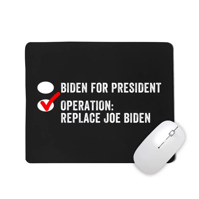 Ballot Paper Voting Replace Biden Replace Joe Biden Protrump Political Apparel Mousepad