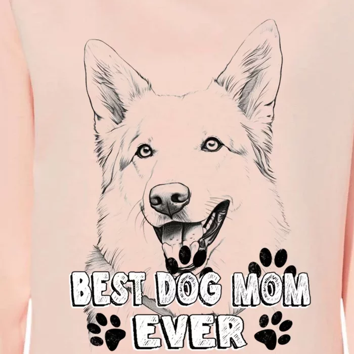 Best Pembroke Welsh Dog Mom Ever Simple Line Art Cute Great Gift Womens California Wash Sweatshirt