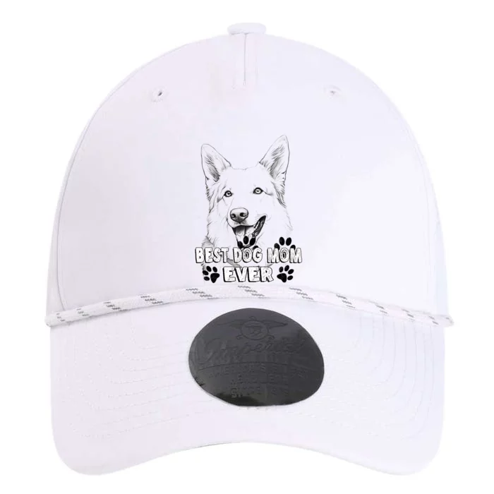 Best Pembroke Welsh Dog Mom Ever Simple Line Art Cute Great Gift Performance The Dyno Cap