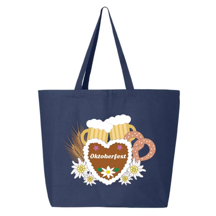 Beer Pretzel Wheat Oktoberfest Ing Gery Funny Gift 25L Jumbo Tote