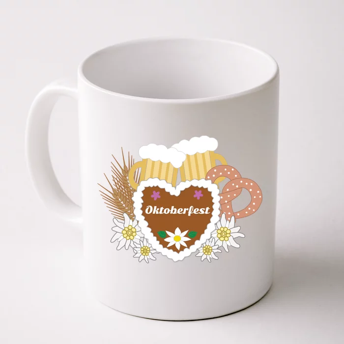 Beer Pretzel Wheat Oktoberfest Ing Gery Funny Gift Front & Back Coffee Mug