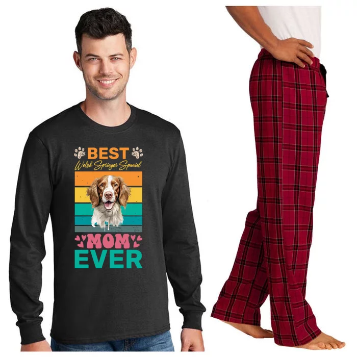 Best Pembroke Welsh Corgi Mom Ever Dog Lover Mom Gift Long Sleeve Pajama Set