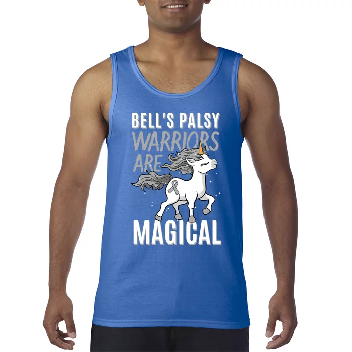 Bell's Palsy Warrior Idiopathic Facial Paralysis Unicorn Gift Tank Top