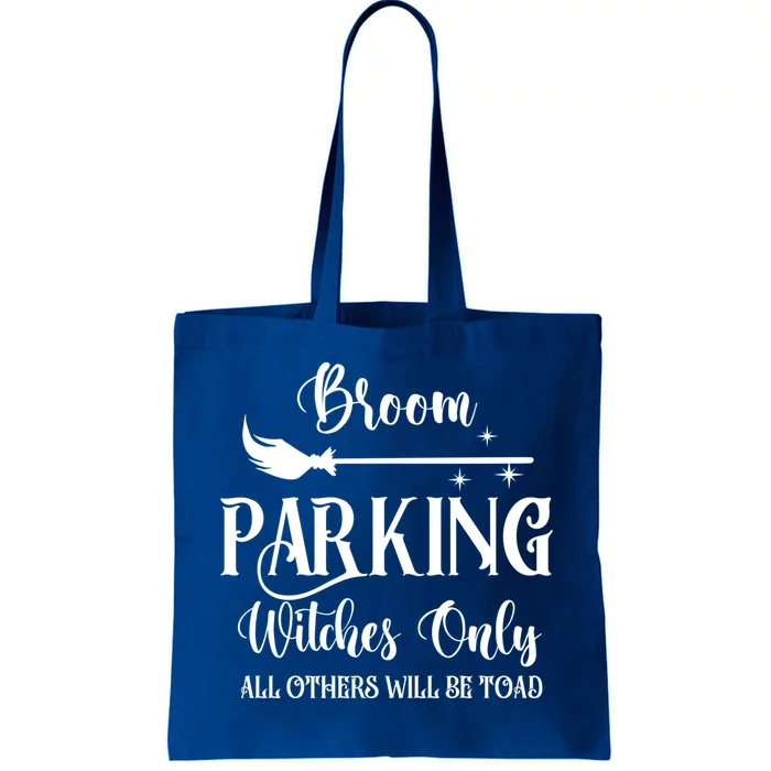 Broom Parking Witches Only Spooky Halloween Novelty Item Gift Tote Bag