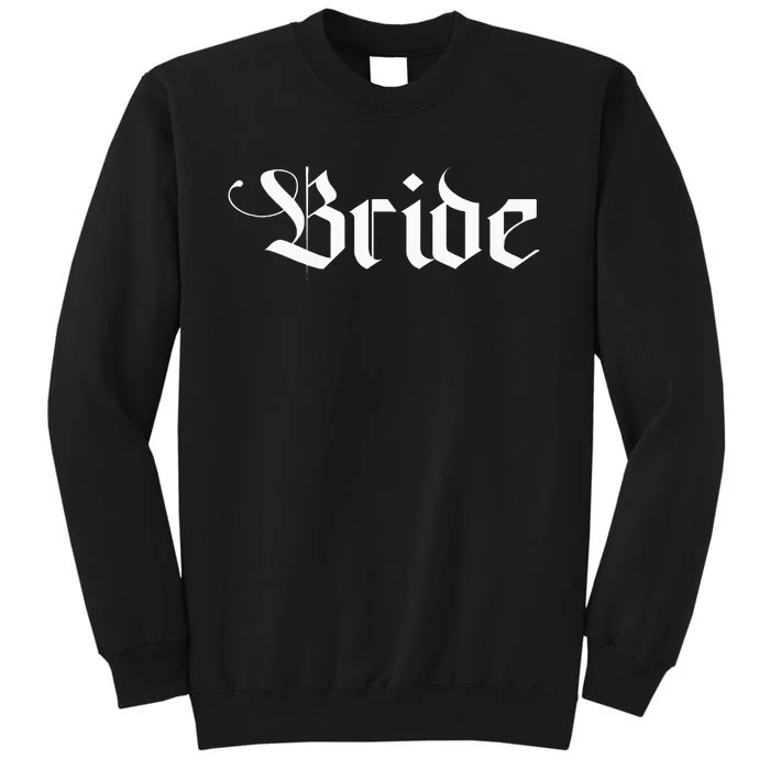 Bachelorette Party Wedding Honeymoon New Goth Bride Sweatshirt