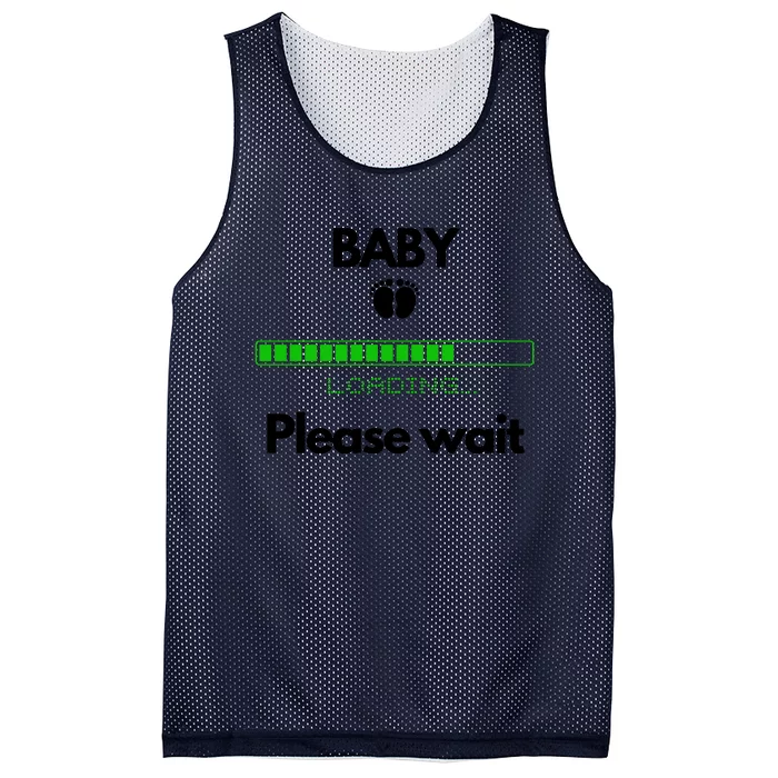 BABY Please Wait Loading Mesh Reversible Basketball Jersey Tank