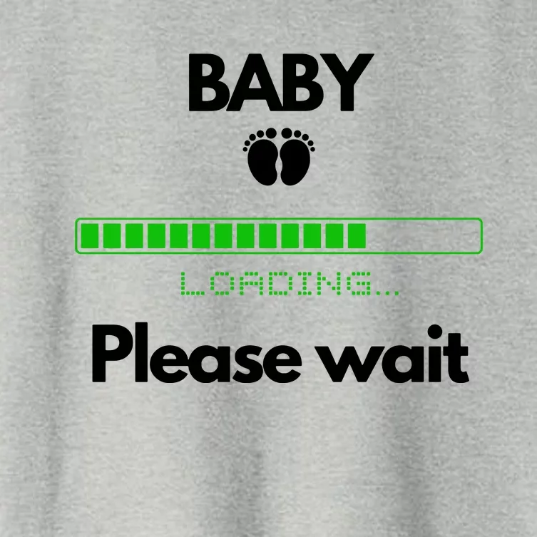 BABY Please Wait Loading Women's Crop Top Tee