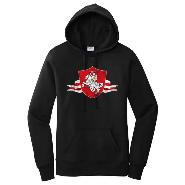 Belarus Pogonya White Red White Flag Protest Symbol Women's Pullover Hoodie