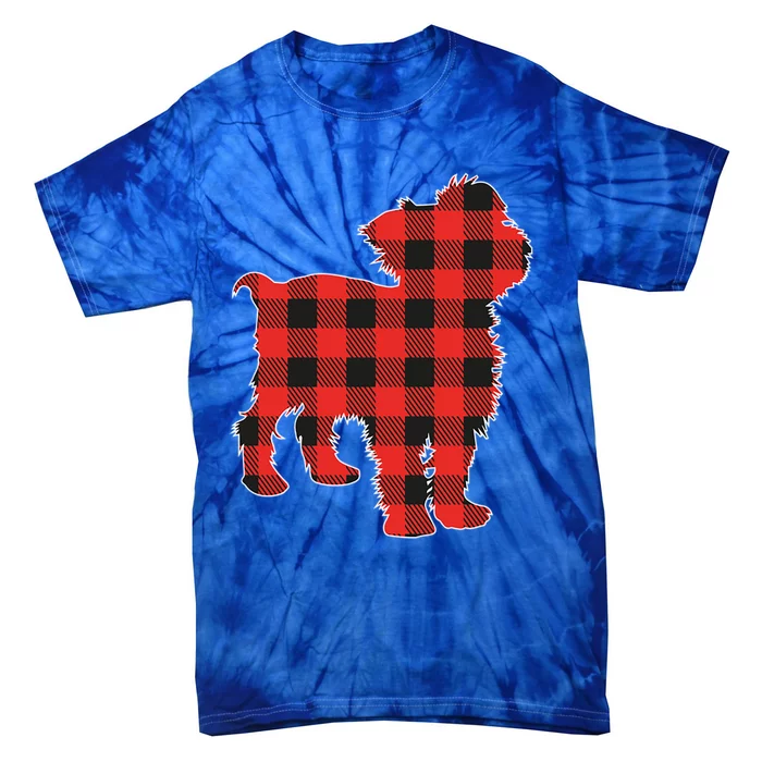 Buffalo Plaid Yorkshire Terrier Christmas Matching Family Gift Tie-Dye T-Shirt