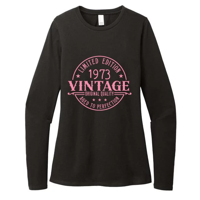 Birthday Queen 1973 Birthday Mom 50th Birthday Womens CVC Long Sleeve Shirt