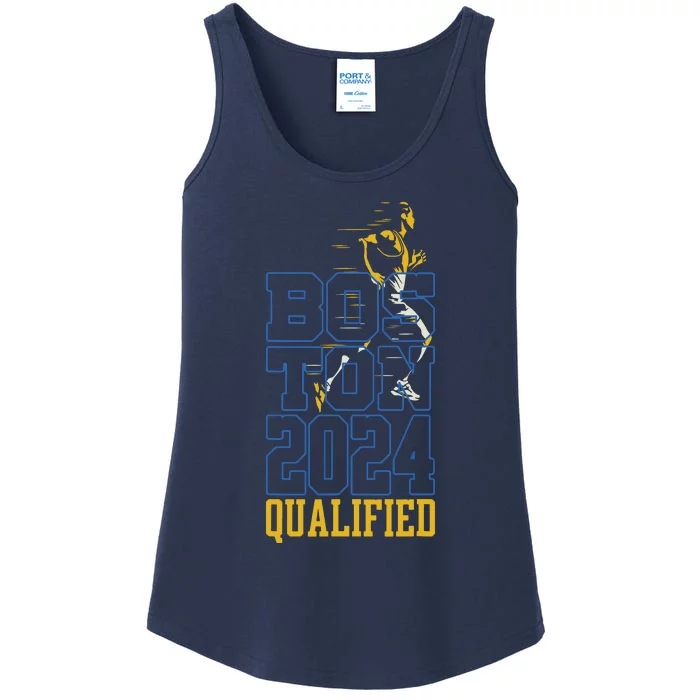 Boston Qualified 2024 Annual Race Women Ladies Essential Tank