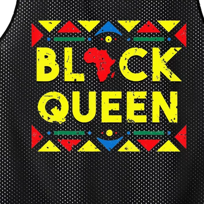 Black Queen African Roots Black History Month Gift Mesh Reversible Basketball Jersey Tank