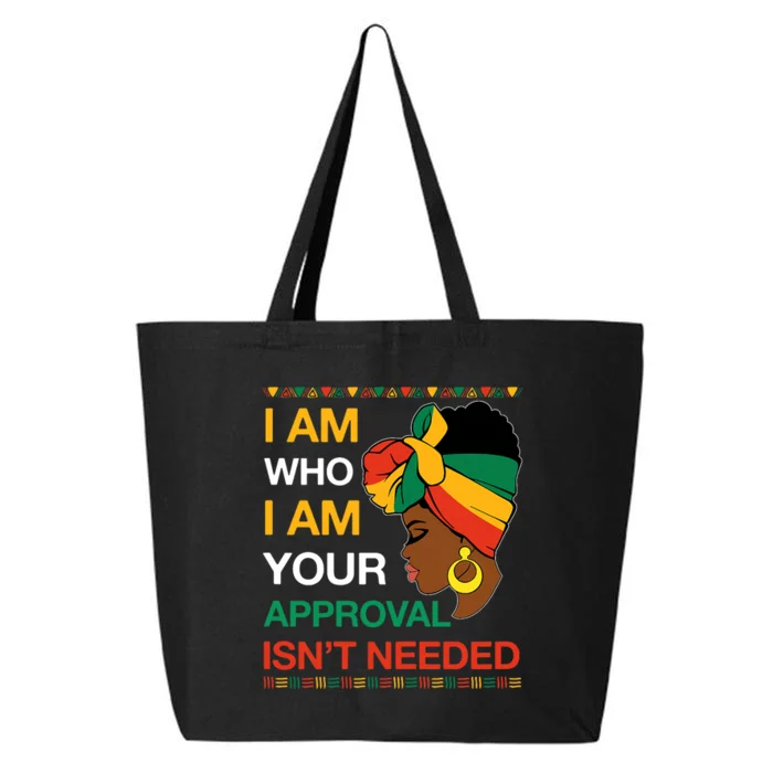 Black Queen African American Juneteenth Black History Month 25L Jumbo Tote