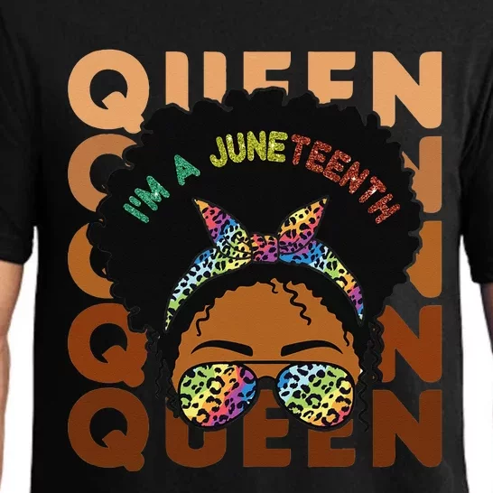 Black Queen Afro Melanin Dripping Art Black History Pajama Set