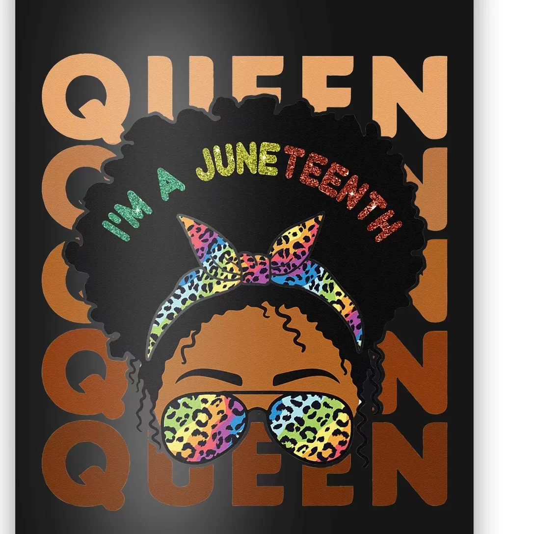 Black Queen Afro Melanin Dripping Art Black History Poster