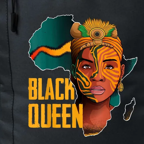 Black Queen Afro Melanin African Women Black History Daily Commute Backpack