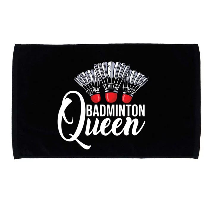 Badminton Queen Badminton Player Shuttlecock Sports Smash Gift Microfiber Hand Towel