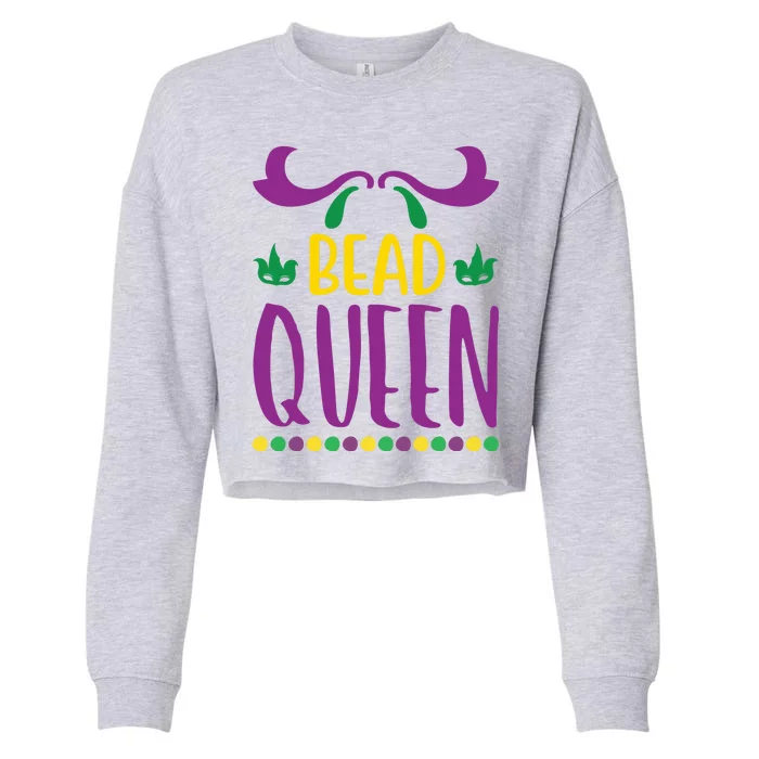 Bead Queen Cropped Pullover Crew