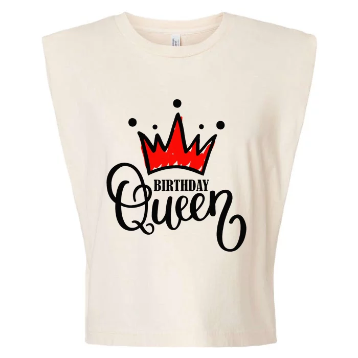 Birthday Queen Garment-Dyed Women's Muscle Tee