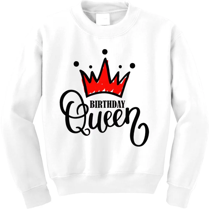 Birthday Queen Kids Sweatshirt