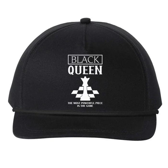 Black Queen Beautiful African American Woman Afro Queen Snapback Five-Panel Rope Hat