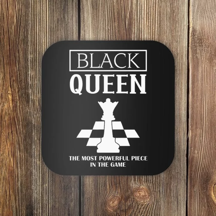 Black Queen Beautiful African American Woman Afro Queen Coaster